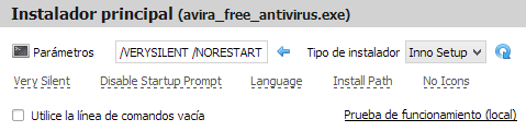 Software de implementación para Windows